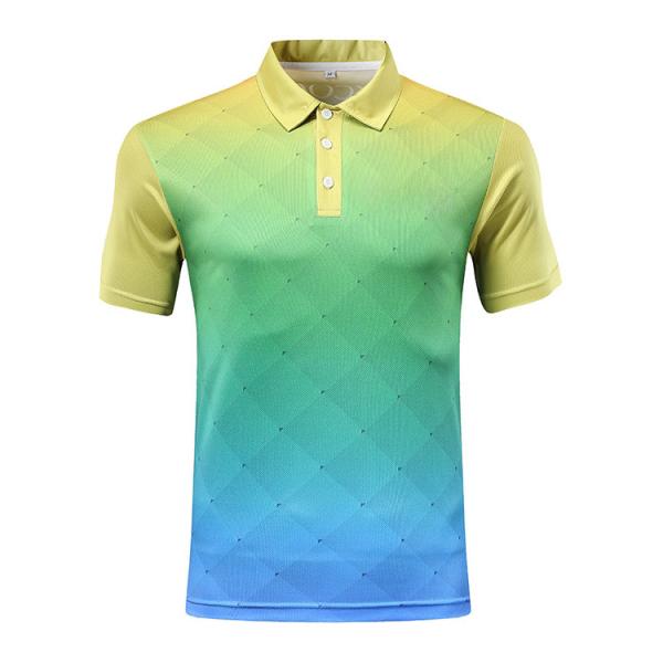 Men Polo Darts T Shirt Anti Bacterial Eco Friendly Quick Dry