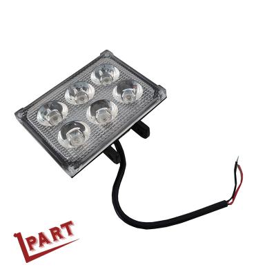 ODM 25W Work LED Forklift Lights Headlight With 6 LED Bulbs