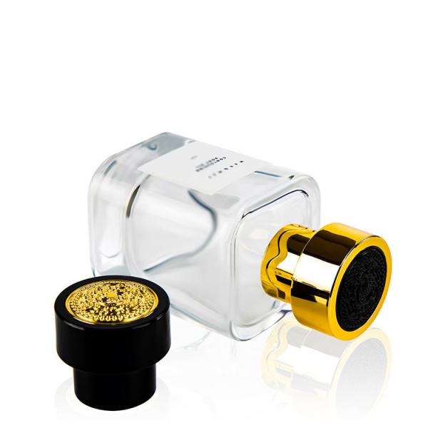 Wholesale High Quality Cosmetic Packaging Black Plastic Perfume Caps Bottle Cap