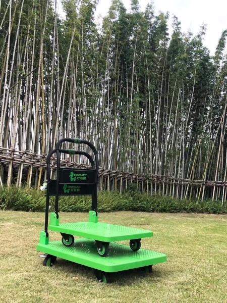 Folding SILENT Foldable Platform Cart Trolley 180/330kg Polypropylene Deck