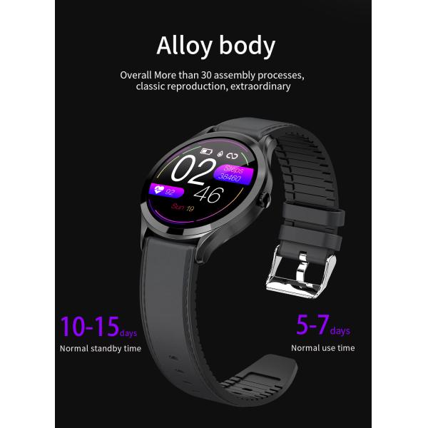 Случая Smartwatch дозора MK11 шагомера спорта фитнес умного водоустойчивый