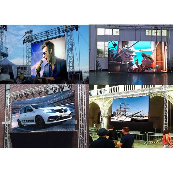 Waterproof IP65 Full Color Outdoor LED Display SMD P5.95mm Rental Application
