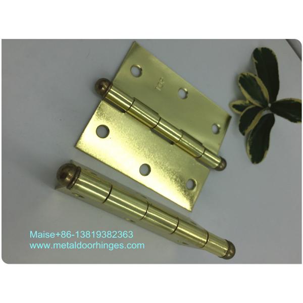 Charnières de porte résistantes plaquées par laiton, emballage de boîte en bois