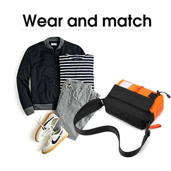 Bolsa de moda con hombro y cuerpo cruzado de gran capacidad