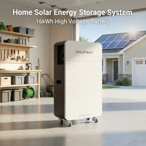 High Voltage Energy Storage System 16kWh LiFePO4 Battery Expandable to 256kWh for Solar Home Storage