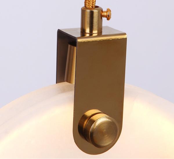 Modern Long Pendant Lights Luxury Staircase Marble Pendant Light(WH-NC-62）