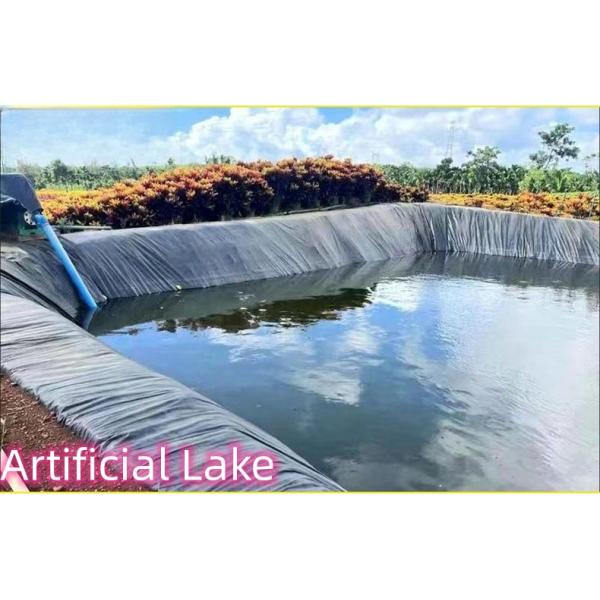 0.3mm-0.8mm Толщина HDPE Геомембрана Рыбный пруд линейка для лотосных прудов лотоса корневых прудов