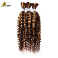 Brazilian Human Braiding Hair Bulk Human Hair For Braiding