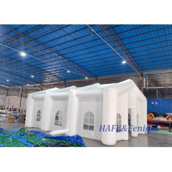 Коммерческий открытый белый гигантский надувный световой шатер LED надувный ночной клуб