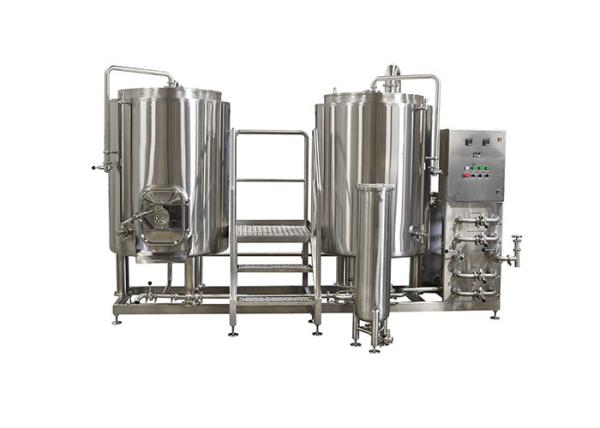 Electricity Heating Pilot Brewing Equipment 3BBL Semi Automatic Control Red Copper