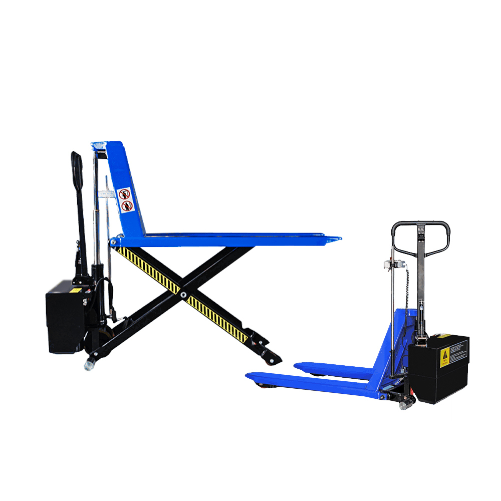 Electric Lift Pallet Jack 750mm Height Stable Load Transport Folding Paper