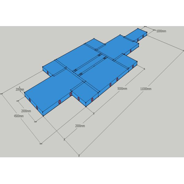 Профессиональные циновки тренировки гимнастики, дополнительные большие циновки посадки гимнастики