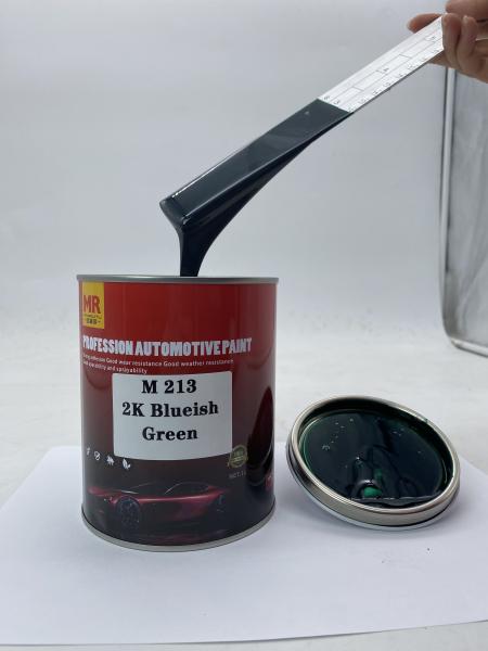 M213 Vert bleuâtre 2K Peinture de finition de voiture 2 Pack Peinture de voiture Finition élégante