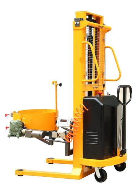 tipo elevador elétrico da aro da carga 450Kg do cilindro da empilhadeira com equilíbrio eletrônico