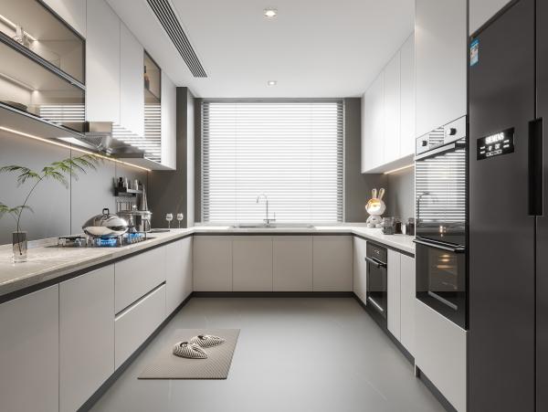 Cabinets de cuisine en bois modulaire