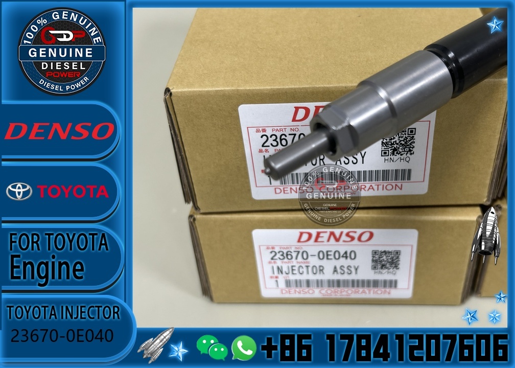 Good Quality 2GD-FTV 2GD 2.4L Fuel Injector 23670-0E020(G4) 295040-9440 295700-0560 23670-0E040