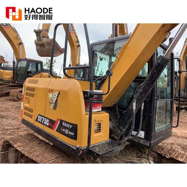 Гидравлический клапан оригинальный Isuzu AU-4LE2X двигатель Sany использованный экскаватор SY75CPro 7,5 тонн