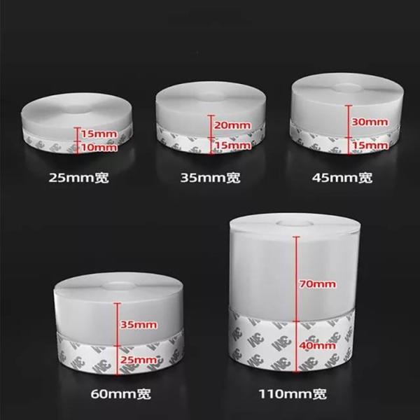 45mm 60mm 110mm Soundproof Door Bottom Seal Adhesive Strip OEM ODM