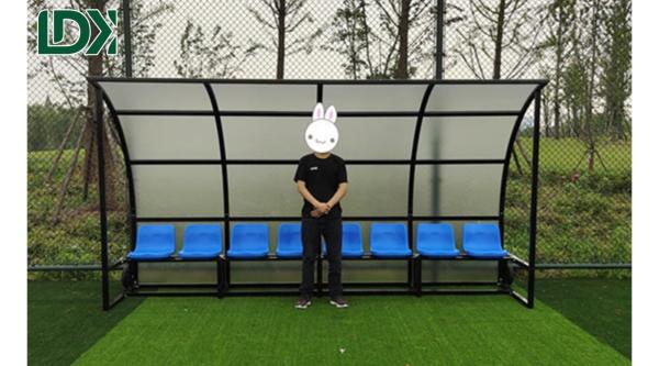 Portable Sports Canopy For Outdoor Use Reinforced Steel Frame With Water Dispenser Mount