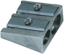 Papeterie manuelle colorée de bureau de taille-crayons de lame en acier d'Alumimium de papeterie d'art