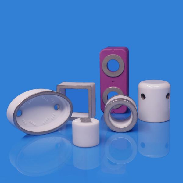 Precision Metallized Ceramic Insulator , Ceramic Disc Dimensional Stable