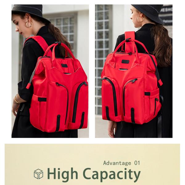 New Mommy Bag Multifunctional Large Capacity Waterproof Maternity Diaper Bag Lightweight Backpack For Mom&Dad