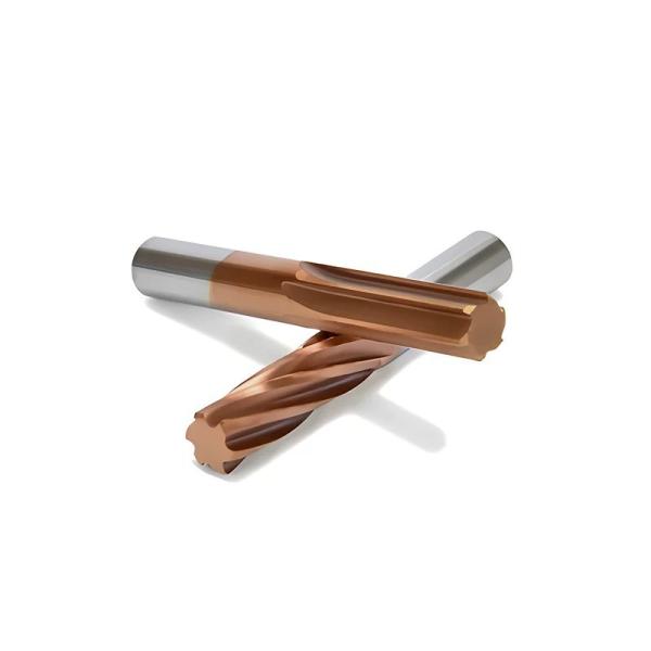 HRC 55/60 Solid Tungsten Carbide CNC Straight Groove Reamer Tisin Coating Machine Reamer Flutes Standard for CNC Machining