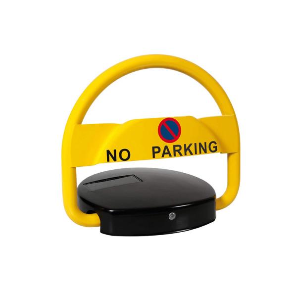 Solar Remote Control Car Parking Lock with 390mm Rising Height and Steel Rolling Frame for Secure Parking Space Protection