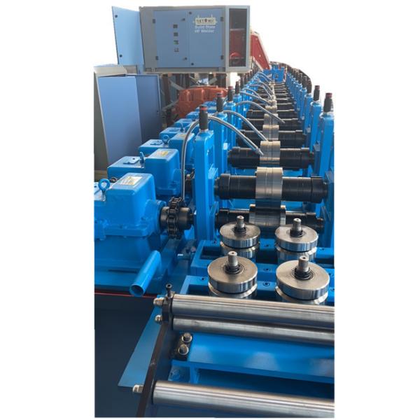 Laser Welding Gearbox Profile Roll Forming Machine For Shutter Shaft Tube