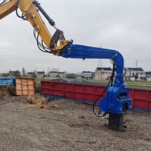 Compact Structure Confined Spaces Pile Driver Featuring Integrated Control Valve
