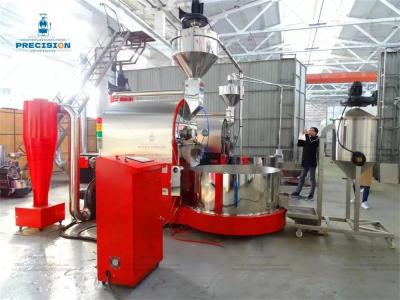 Máquina de torrefação de grãos de café caseira vermelha resistente ao calor camada dupla 316 aço inoxidável