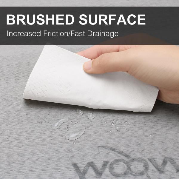 WOOWAVE EVA Boat Flooring Waterproof Station Pad for Customized Brush Grooved Surface