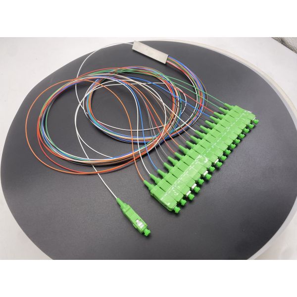 Fiber Optic Splitter 1x16 SC/APC PLC Single Mode ODF Optical Fibers
