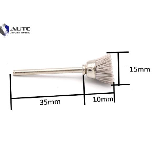Длина щетки 35мм штанга шара провода щетки колеса волнистой проволки нержавеющей стали истирательная