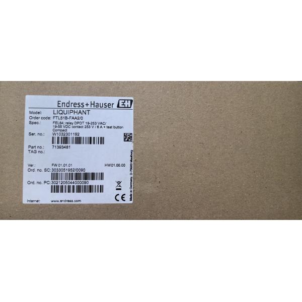 Endress Hauser Liquiphant FTL51B Plastic Electrical Connection Single Compartment Alu Housing