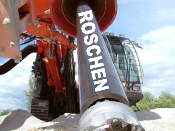 RH550 ferramentas de perfuração RH550R do martelo DTH 3 formações de rocha abrasivas da perfuração de alta velocidade
