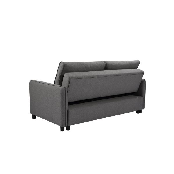 3 in 1 Convertible Sleeper Sofa Bed Modern Fabric Loveseat Futon Sofa Couch w/Pullout Bed,Furniture for Living Room