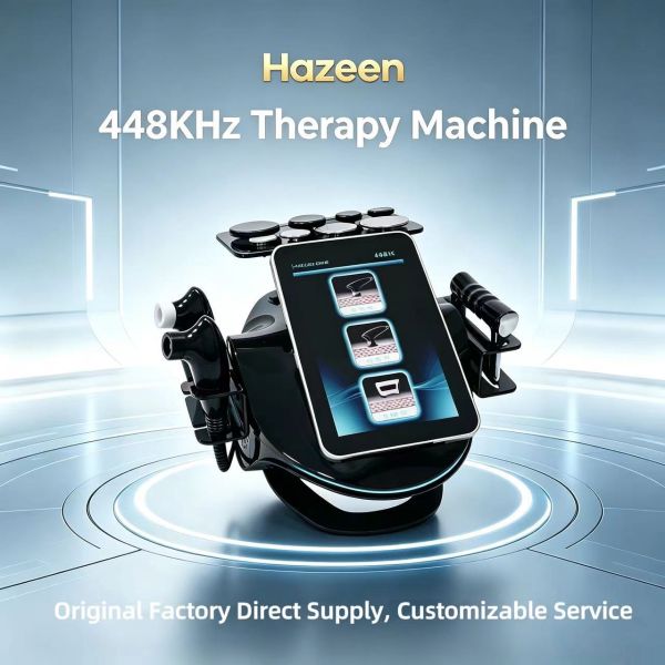 Hazeen Tecar Therapy Machine 448KHz CET RET Tecar Device for Recovery Physical Therapy Physiotherapy Pain Management
