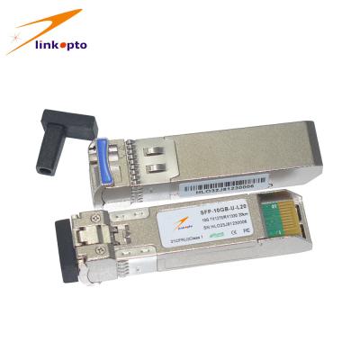 10G émetteurs-récepteurs simples de WDM 10gbase Sfp+ de la fibre 20KM, 10gb module de l'Ethernet Sfp+
