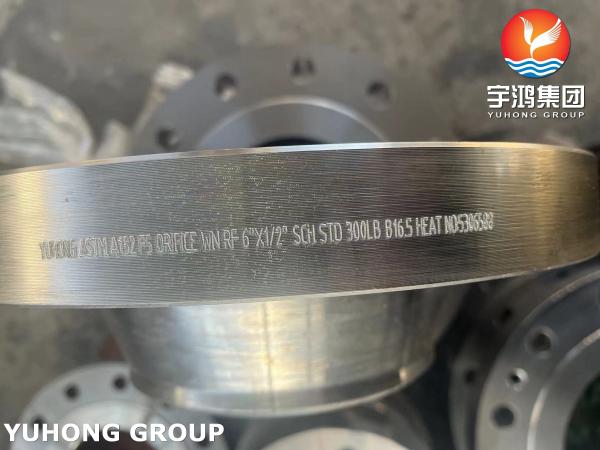 ASTM A182 F5 Alloy Steel Forged Weldneck Flange RF B16.5