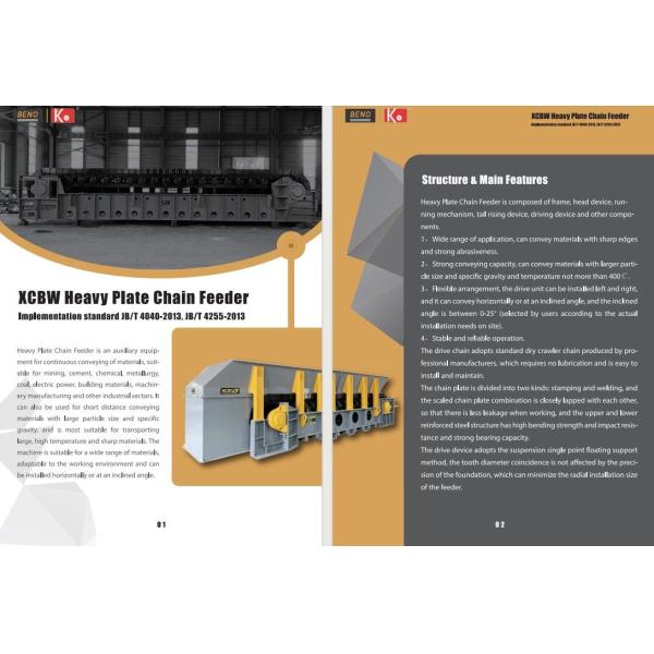 15 Kw Power Apron Plate Feeder 200t/H Throughput Even Feeding