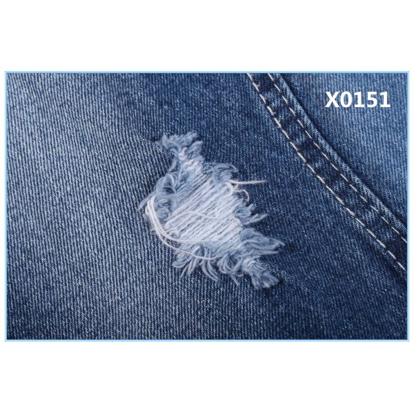 10 oz Cotton Spandex Indigo Blue Jeans Fabric Cost-effetive Affordable High Quality Good Stretch Boyfriend Clean Style