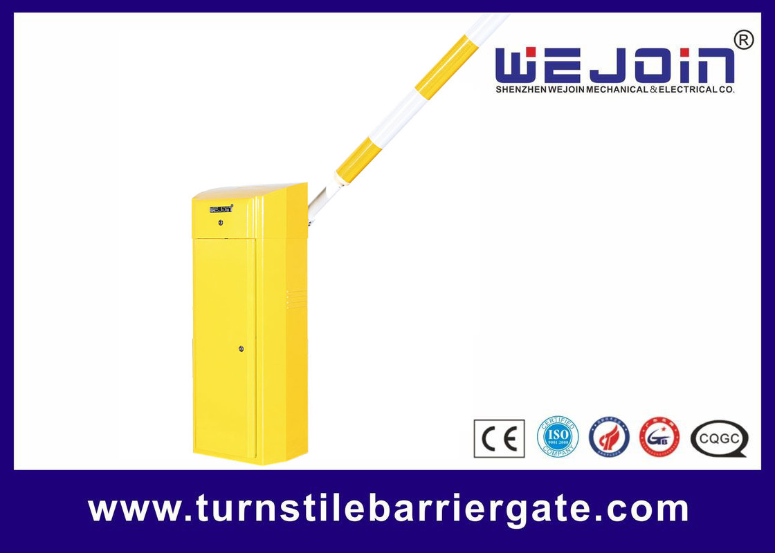 Brushless DC Motor Boom Parking Entrance Barrier , Traffic Barrier Gate IP54