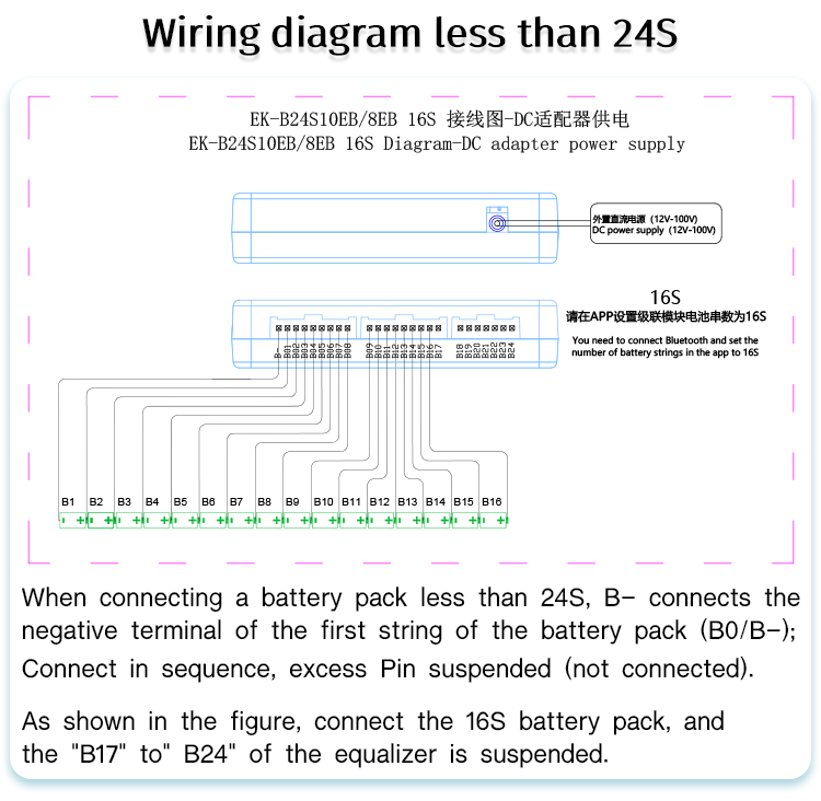 8S 16S 20S Умный активный балансировщик BMS 4A 8A 10A 15A Литий-ион / Lifepo4 / Lto батарея