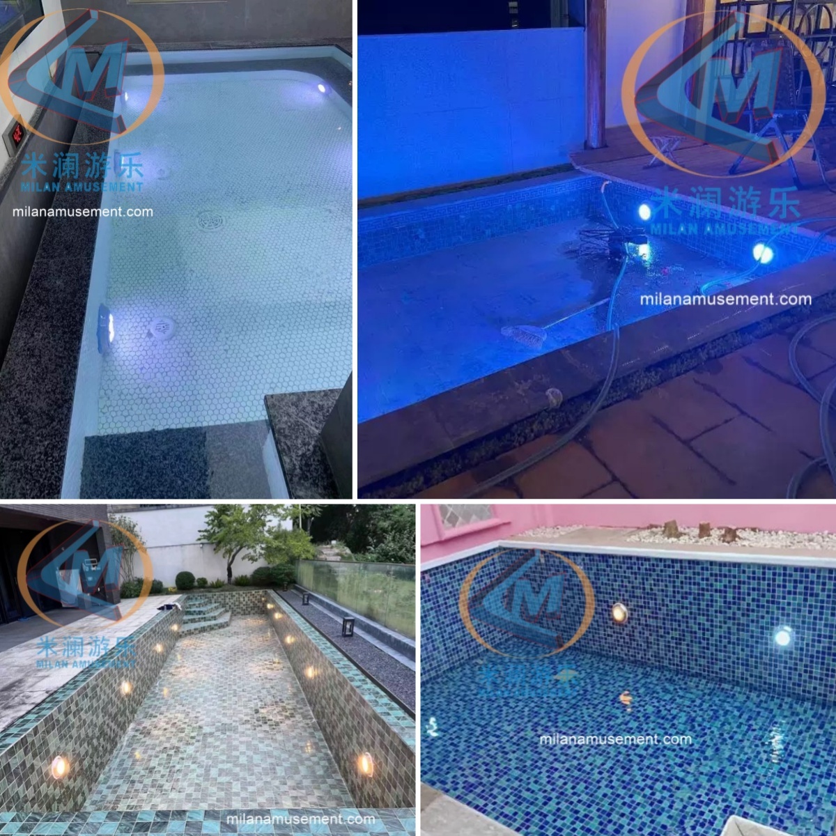 Waterproof LED Pool Wall Light – Stainless Steel Underwater Lamp for Swimming Pools & Water Parks