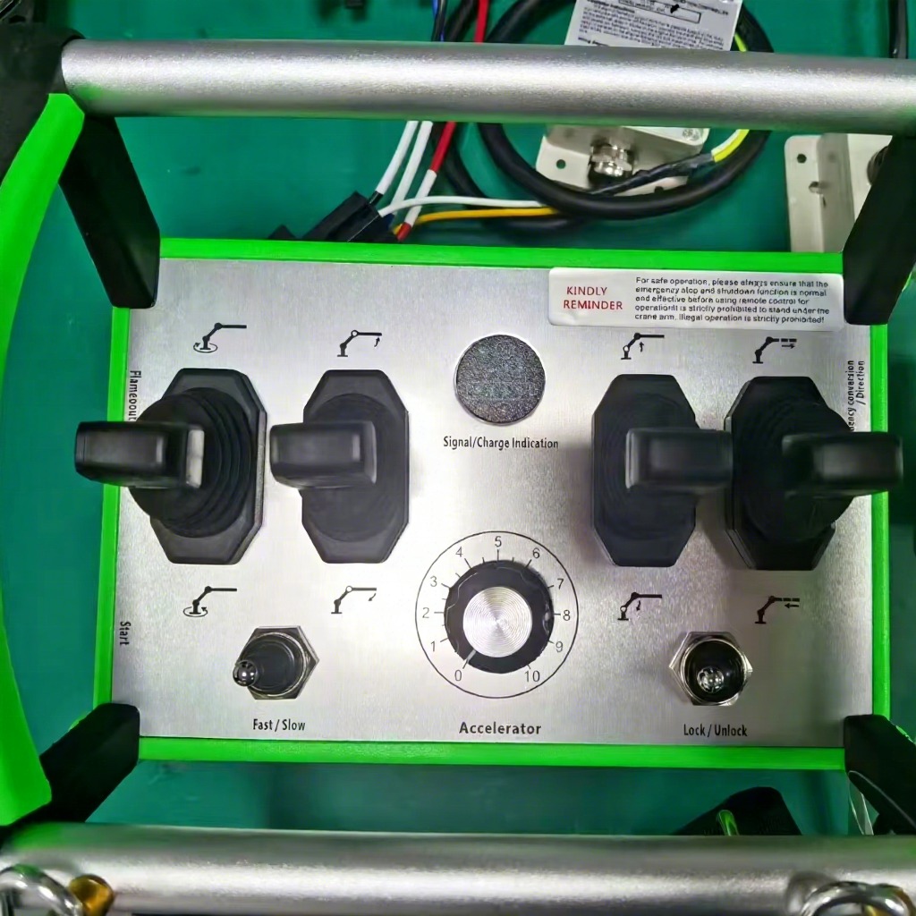 OEM Customizable 4-Link Industrial Wireless Remote Control for Construction Machinery Parts Shipped to Slovenia
