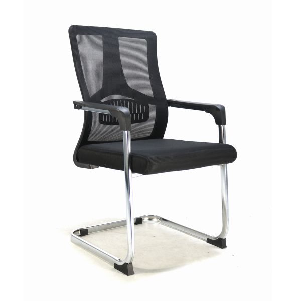 Visitor Gaming Office Mesh Chair Low Back With 1.2mm Chrome Leg