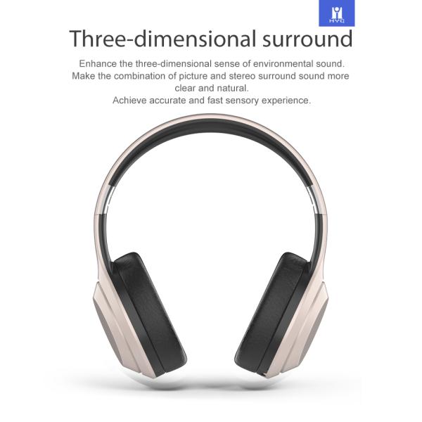 Wireless 40H Playtime Foldable Over Ear Headphones With Microphone Deep Bass Stereo Headset