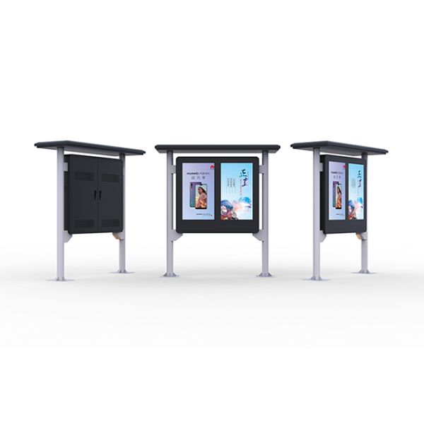 43 inch multimedia canopy display screen, outdoor lcd display panel waterproof player