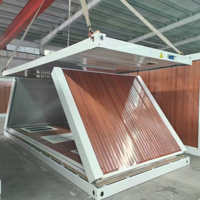 Small Mountain House Detachable Mobile Prefabricated Camping Refuge for Hotels Apartments Durable Wooden Steel Sandwich Panel
